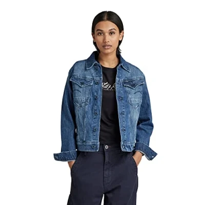 Abbildung von G STAR RAW Damen Arc 3D Jacke, Blau (faded santorini D20051 C911 C767), M