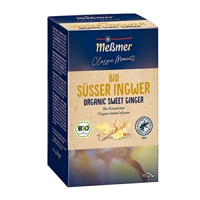 Abbildung von Meßmer Bio Classic Moments Süßer Ingwer, 18 Teebeutel, 0.036 von FROG.coffee