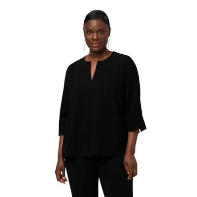 Abbildung von Ulla Popken Bluse, Damen, Größe: 42/44, Schwarz