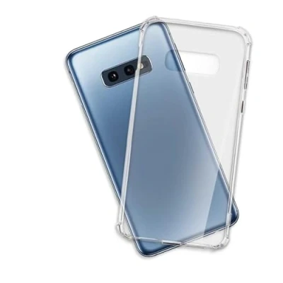Abbildung von mtb more energy® Hülle Crystal Armor kompatibel mit Samsung Galaxy S10e (SM G970, 5.8&#039;&#039;) verstärkte Ecken Anti Shock Schutzhülle Case Cover Tasche