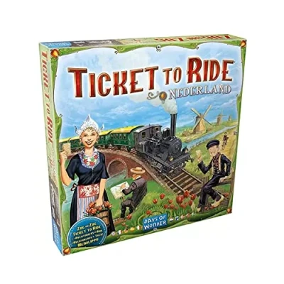 Abbildung von Days of Wonder, Zug um Niederlande, Map Erweiterung, Familienspiel, Brettspiel, 2 5 Spieler, Ab 8+ Jahren, 45+ Minuten, Deutsch, Mehrsprachig