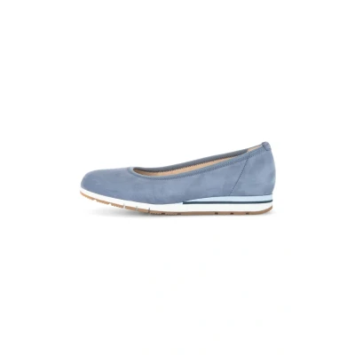 Abbildung von Gabor Comfort Klassischer Ballerina, Damen, Größe: 39, Hell blau Schuhe