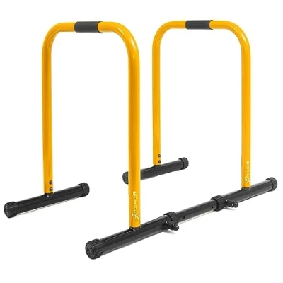 Abbildung von ProsourceFit Dip Stand Station, Heavy Duty Ultimate Body Press Bar with Safety Connector for Tricep Dips