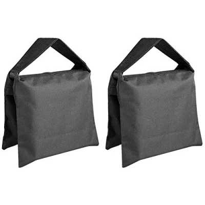 Abbildung von Neewer® 2 Pack Set Schwerlast Sandsack Studio Video Bühne Film Sattel Tasche für Lichtstative Boom Arm Stativ schwarz