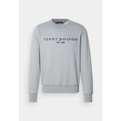 Abbildung von Tommy Hilfiger LOGO Sweatshirt, Herren, Größe: 3XL, Medium grey heather