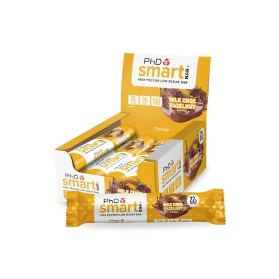 Abbildung von PhD Smart Bar (12x64g) Milk Choc Hazelnut