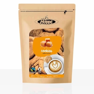 Abbildung von Hoppe Cookies Fairtrade Salted Caramel Kekse 125 Stk