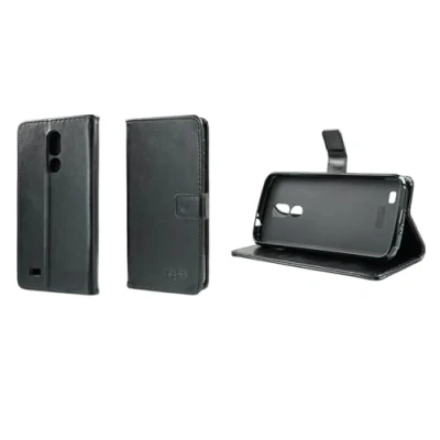 Abbildung von caseroxx Handy Hülle Tasche kompatibel mit Beafon M7 Premium / Lite Bookstyle Case Wallet in schwarz