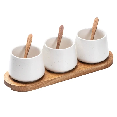 Abbildung von Ladelle ELEMENTS Schalen &amp; Tablettset weiß 7tlg