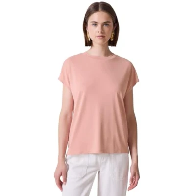Abbildung von Street One Studio Basic LOOK Shirt Tshirt basic, Damen, Größe: 42, Rosa