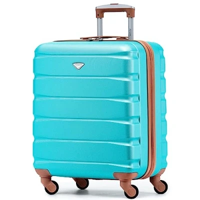 Abbildung von Flight Knight Leichte 4 Rad ABS Hartschalenkoffer, Handgepack, zugelassen fur Fluggesellschaften, einschließlich British Airways, und maximale große easyJet, Handgepacktasche 56x45x25 cm