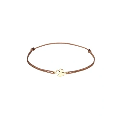 Abbildung von Elli Cloverleaf LUCK Armband goldcoloured, Damen, Größe: 16, Gold coloured