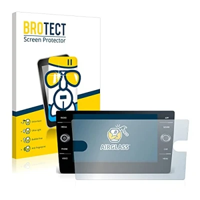 Abbildung von BROTECT Schutzglas für Volkswagen Tiguan R Line TDI 2020 Discover Media 8&quot; Schutzfolie Panzer Folie Glas [Extrem Kratzfest 9H