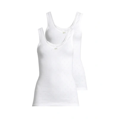 Abbildung von Speidel 2ER PACK NINA Unterhemd/shirt, Damen, Größe: 44, Weiß