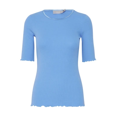 Abbildung von Fransa Frhizamond Tshirt basic, Damen, Größe: Large, Ultramarine