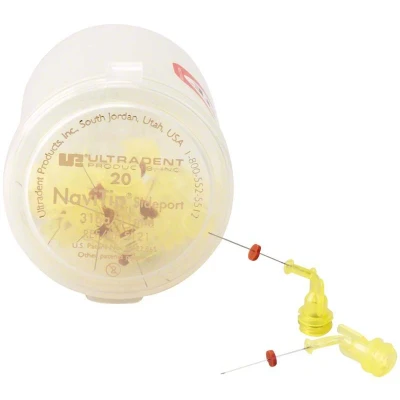 Abbildung von Navi Tips Sideport 31ga 21mm gelb 20er 20