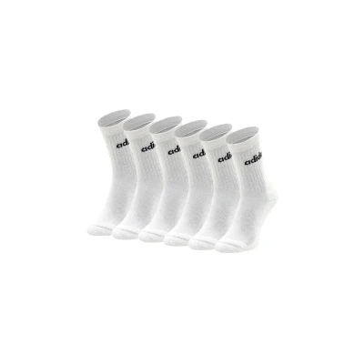 Abbildung von adidas Performance 6PACK Unisex Sportsocken, Größe: 37 39, Weiss