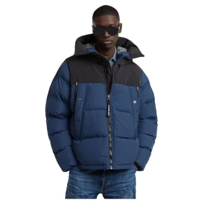Abbildung von G Star RAW Men&#039;s Expedition Puffer Jackets, Blau (dk sea blue D23645 D712 1023), XL