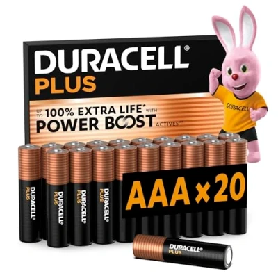 Abbildung von Duracell Plus Power Boost Micro AAA Batterie Alkali Mangan 1.5 V 20 St. (151282)
