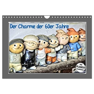 Abbildung von der Charme 60er Jahre (Wandkalender 2025 DIN A4 quer), CALVENDO Monatskalender