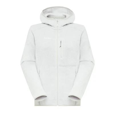 Abbildung von Mammut Arctic Hooded Fleecejacke, Damen, Größe: XXL, Platinum melange