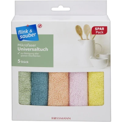 Abbildung von flink &amp; sauber Mikrofasertücher 32 cm x