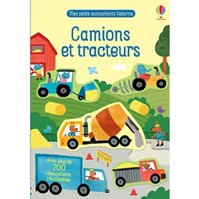 Abbildung von Camions et tracteurs Mes petits autocollants Usborne: Avec plus de 200 réutilisables