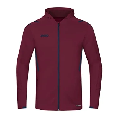 Abbildung von JAKO Herren Kapuzenjacke Challenge, Maroon/Marine, XXL