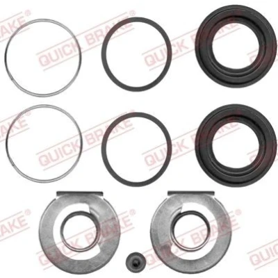 Abbildung von QUICK BRAKE 114 0180X Bremssattel Reparatursatz mit Hitzeschutzblech 38 OPEL: Omega A Caravan, Senator B, Limousine, SAAB: 9 5 Kombi