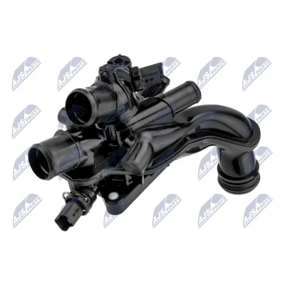 Abbildung von NTY CTM PE 013 Kühlwasserthermostat PEUGEOT: 207 SW, Schrägheck, CC, CITROËN: Berlingo II, C3 Picasso