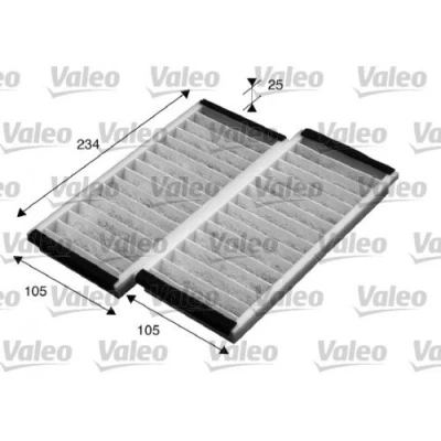 Abbildung von VALEO CLIMFILTER COMFORT 715574 Innenraumfilter Partikelfilter 234, 234 MAZDA: RX 8, MPV 2