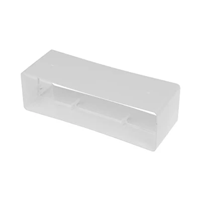 Abbildung von Vent Systems 204 x 60 mm rechteckiger Kanalverbinder Rohrauslass Auslaufkupplung Heizung, Kühlung, Lüftungsanschluss HVAC System Kanaladapter