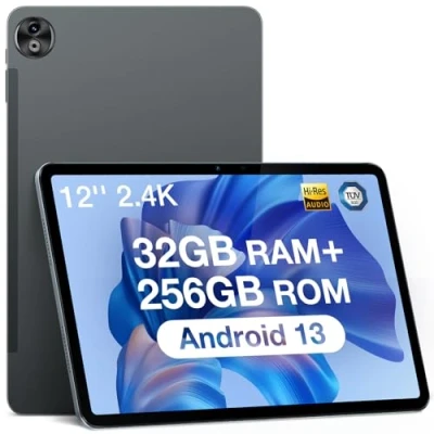Abbildung von DOOGEE T20 Ultra Tablet Android 13, 12 Zoll, 32 GB + 256 (TF 2TB) Helio G99 Octa Core Tablet, Touchscreen, 10800 mAh, 2,4 K Display, 16 MP 8 MP, 4G LTE /5G WiFi Gaming, GMS/GPS/Widevine L1