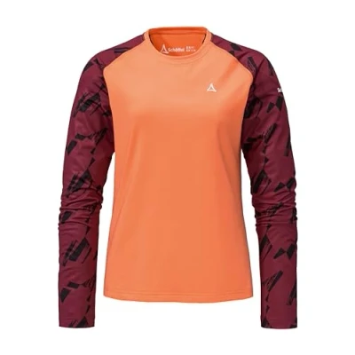 Abbildung von Schöffel Lakata Trail L Langarmshirt, Damen, Größe: 36, Orange