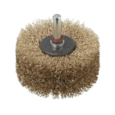 Abbildung von Wolfcraft Schleifaufsatz 2265000 Holz Struktur Bürste Durchmesser 80 mm 1 St.