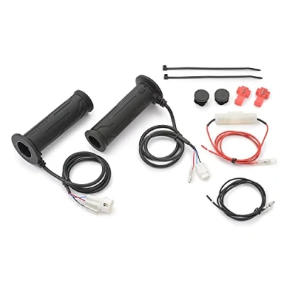 Abbildung von DAYTONA Beheizte Griffe für Motorradlenker, 22,2 mm, offenes Ende/Steuerung, mit Batterie Schutz.