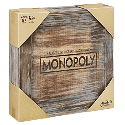 Abbildung von Hasbro Gaming Monopoly Spiel Rustic Series Edition (englische Version)