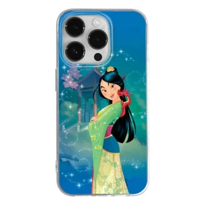 Abbildung von ERT GROUP Handyhülle für Apple iPhone 14 PRO Original und offiziell Lizenziertes Disney Muster Mulan 001 optimal an die Form des Handy angepasst, hülle aus TPU