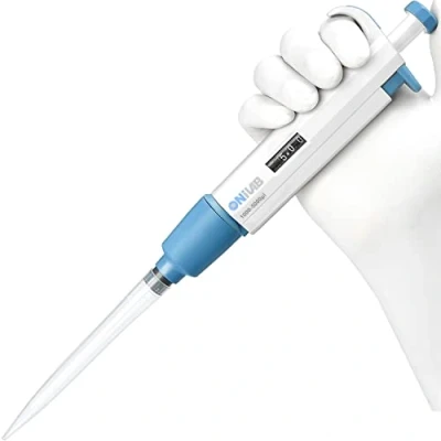 Abbildung von ONiLAB 1000 5000μl Labor Einkanal Pipette Scientific Labormikropipette Handbuch Einstellbares Volumen, Hochpräzise, Pipettierer