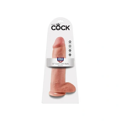 Abbildung von Dildo „12&quot; Cock with Balls“, 30,5 cm