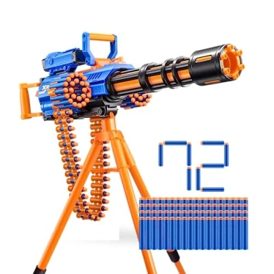 Abbildung von X Shot Insanity Blaster Motorized Rage Fire Gatlin mit 72 Darts von ZURU