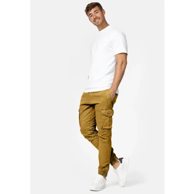 Abbildung von Indicode Jeans ALEX Cargohose, Herren, Größe: Medium, Amber