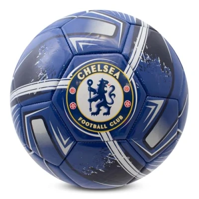 Abbildung von Hy Pro Offiziell lizenzierter Chelsea F.C. Fußball, Größe 5, Tracer Design, Merchandise, The Blues, Training, Match, Sammlerstück für Kinder und Erwachsene