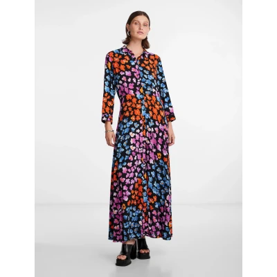 Abbildung von YAS Maxikleid, Damen, Größe: XL, Black/liro