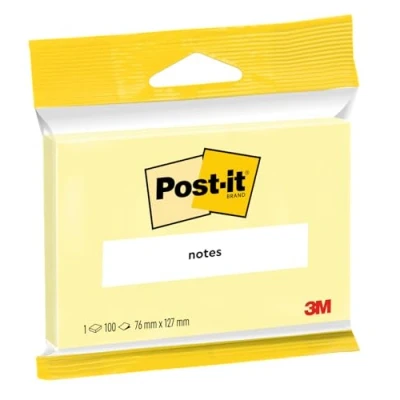 Abbildung von Post it 6830GB Haftnotiz (Notes, 127 x 76 mm, 70 g/qm, 100 Blatt) gelb