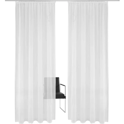 Abbildung von Guido Maria Kretschmer Home&amp;Living Gardine &quot;Mila&quot;, (1 St.), Wellenmuster, Voile, einfarbig, democratichome Edition, bestickt