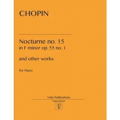 Abbildung von Chopin Nocturne no. 15: in F minor op. 55 1 and other pieces