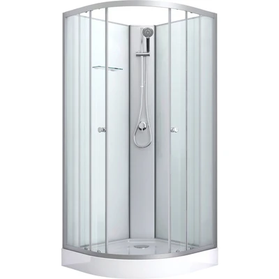 Abbildung von Sanotechnik Komplettdusche &quot;IDEA&quot;, Viertelkreisdusche