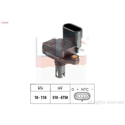 Abbildung von EPS 1.993.087 Luftdrucksensor, Höhenanpassung Made in Italy OE Equivalent MINI: Schrägheck