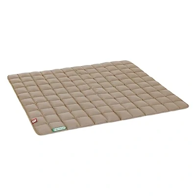 Abbildung von Doctor Bark Hundedecke weiche, hochwertige Hundematte für sehr große Hunde, robuste Indoor Outdoor Liegedecke, waschbar bis 95C (Gr. XXL, Goldbraun)